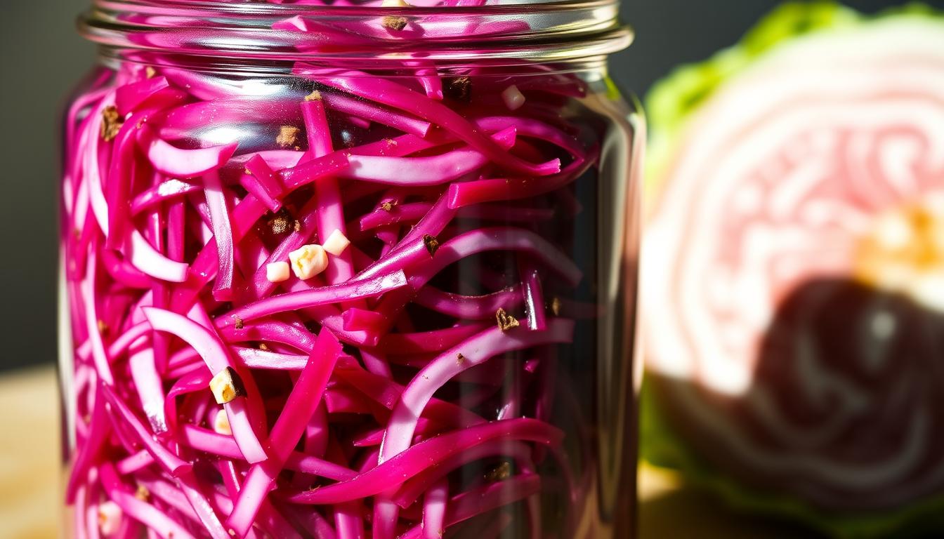 Surówka z czerwonej kapusty do słoika